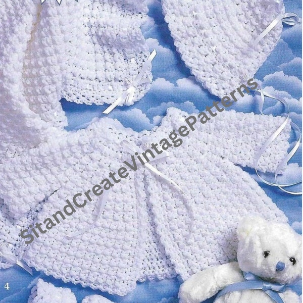 Vintage Crochet Baby Layettes and Afghans