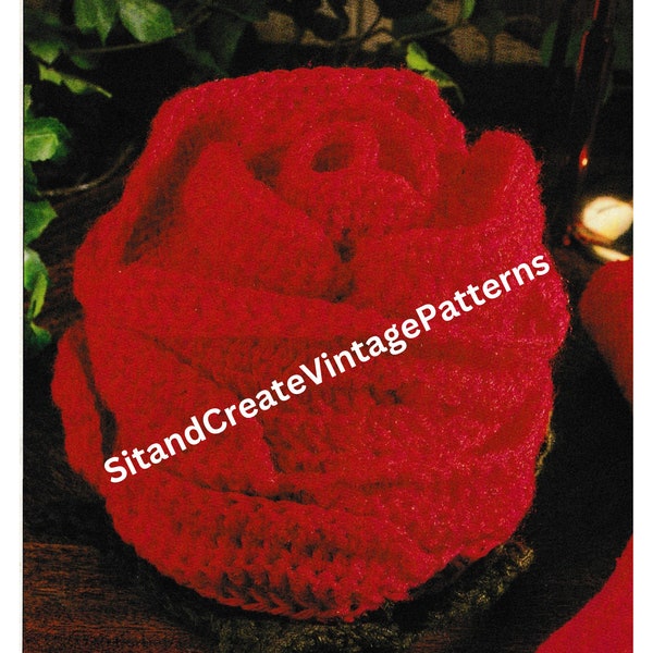 Vintage Rose Tissue Cover
