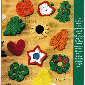 Vintage Crochet Seasonal Appliques