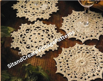 Vintage Crochet Masterpiece Coasters