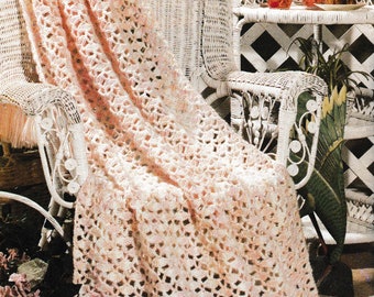 Vintage Crochet Lace Afghan