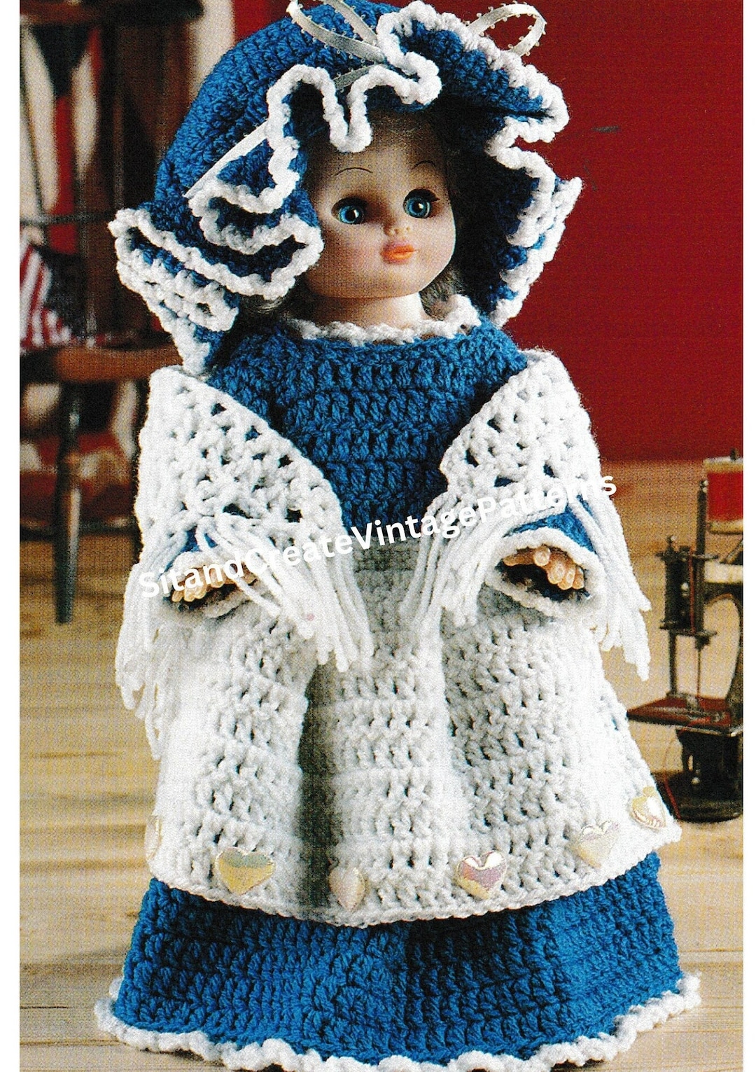 white christmas dresses Crochet Rainbow Floral Labubu Clothes: Handmade 15/17cm Doll Dress & H –  Popdollwear main image 0