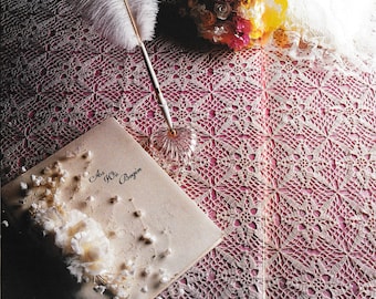 Vintage Crochet Bridal Tablecloth