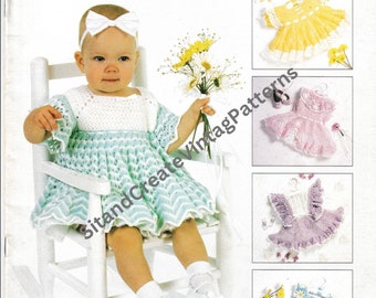 Vintage Crochet Baby Dresses