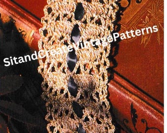 Vintage Crochet Thread Bookmark