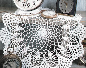 Vintage Crochet Pineapple Doily