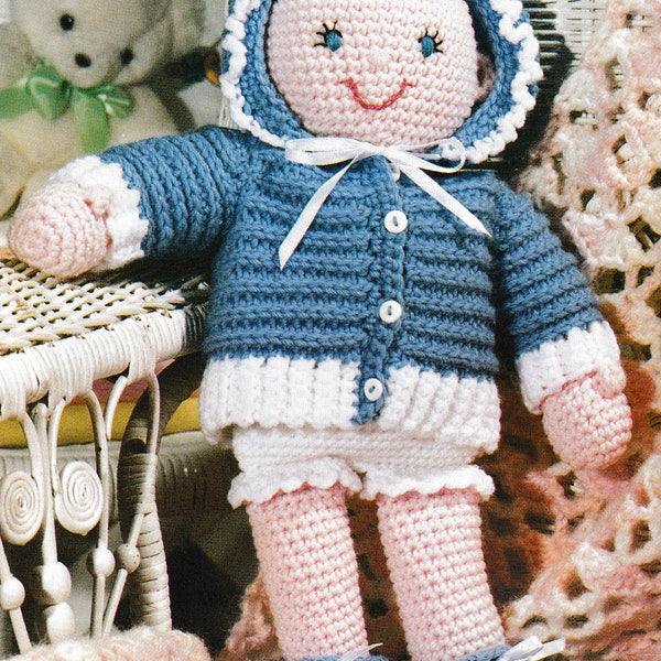 Vintage Crochet Playtime Baby Doll