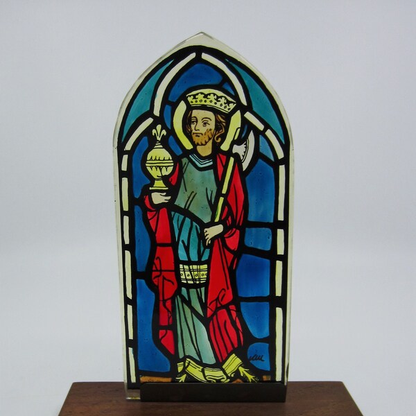 Church Stained Glass Panel Etsy