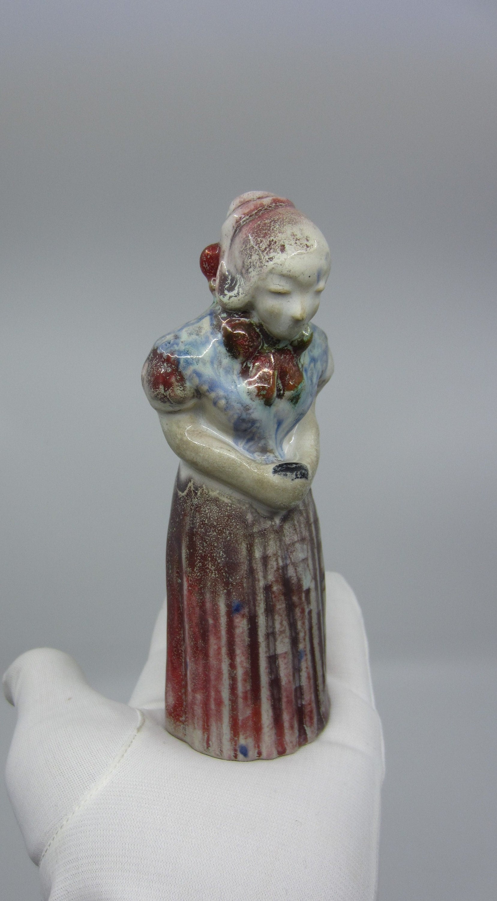 Vintage Danish Michael Andersen Ceramic Lady Figure 4418/1