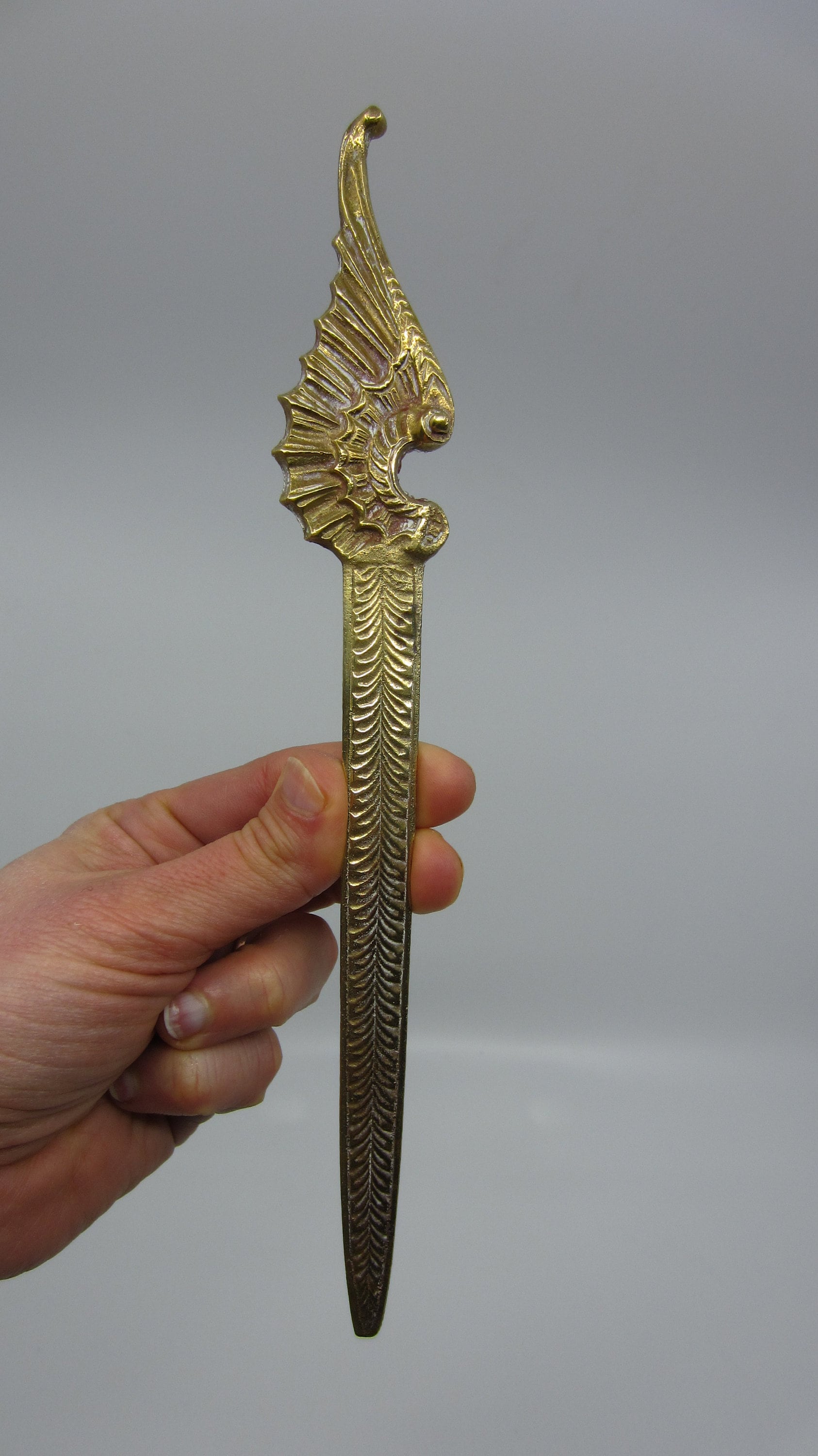 アンティーク スウェーデン製 真鍮 ペーパーナイフ / レターオープナー