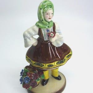 Vintage Italian Lenci Ceramic Figurine - Etsy