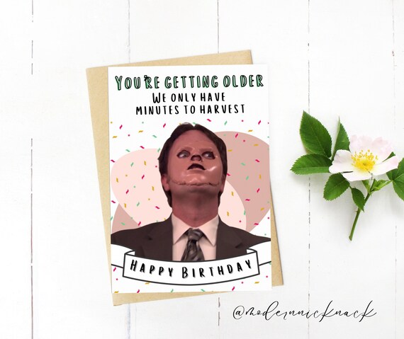 Printable the Office Birthday Card the Office Digital - Etsy