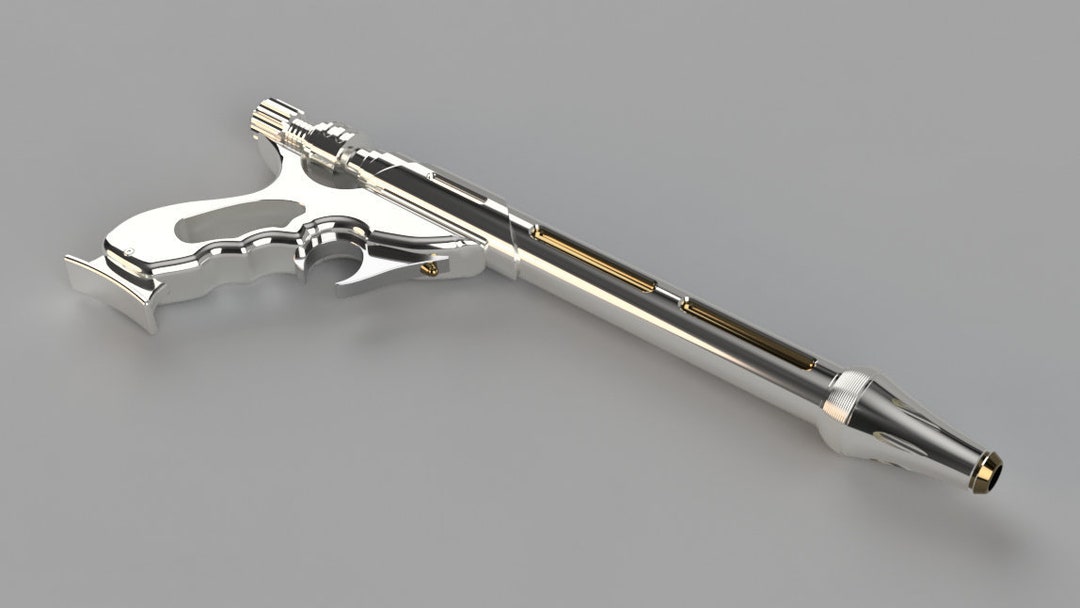 3D file Scifi blaster inspired by Westar 34 _ Jango Fett blaster
