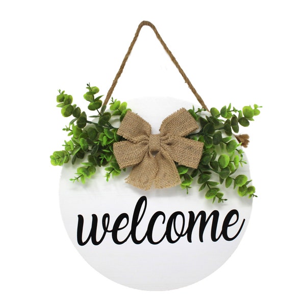 Front Door Decor, Welcome Sign For Front Door, Wreath For Front Door, Year Round Wreath, Front Porch Decor, Door Hanger, Front Door Wreath