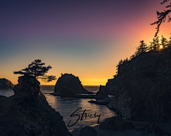 Landscape Photography-Acrylic Prints-Canvas Prints-Wall Décor-Wall Art-Home Décor-Oregon-Oregon Coast-Sunset-Nature-Free Shipping