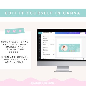 Canva Email Signature Template: Blue Business Email Footer For Gmail and Outlook SUNB01 - Sparkle & Speckle image 4
