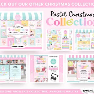 Christmas Shopify Banner Templates Canva | Holiday Website Graphics - CHRI01 Sparkle & Speckle image 6