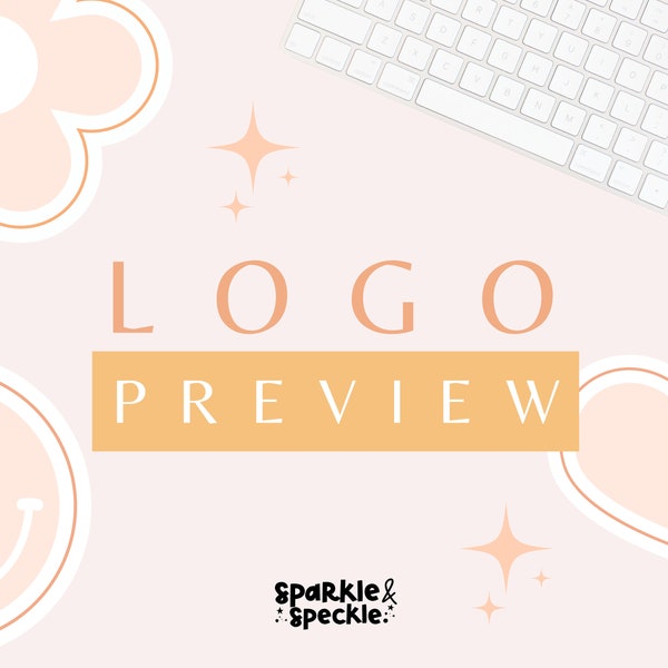 Premade Logo Preview, Photographer Logo Design, Company Logo, Boho Logo For Small Business, Retro Logo, Beauty Logo