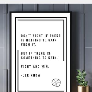 Stray Kids Lee Know Quote, Digital Download, Lee Know Bias, Stray Kids Stay, Kpop Funny