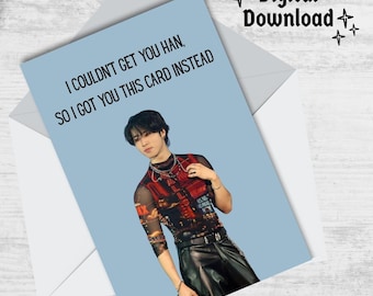 Stray Kids Han Birthday Card: Kpop Gift for STAY (Digital Download)