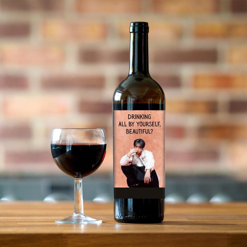 Stray Kids Han Wine Label: Kpop Birthday Gift (digital Download) - Etsy ...