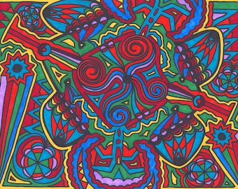 Sink Hole - Waterproof Abstract Vinyl Sticker
