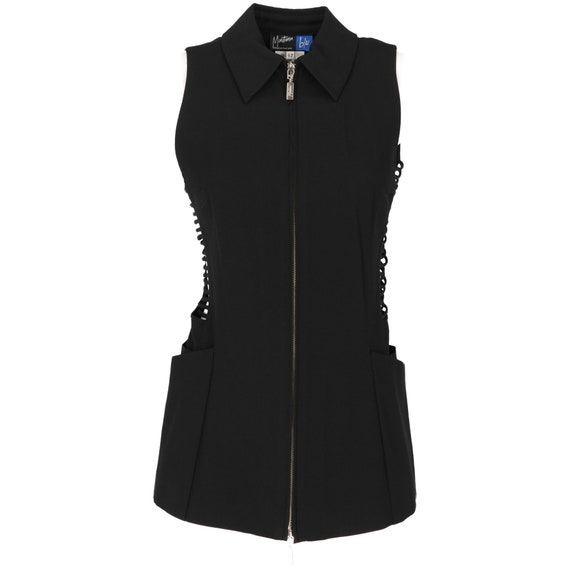 Claude Montana 80s black vest