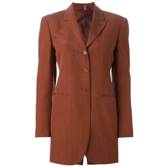 Romeo Gigli brown 90s jacket