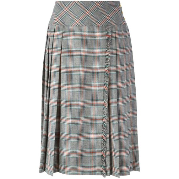 Céline 70s Prince of Wales skirt