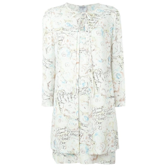 Chanel printed 98s suit