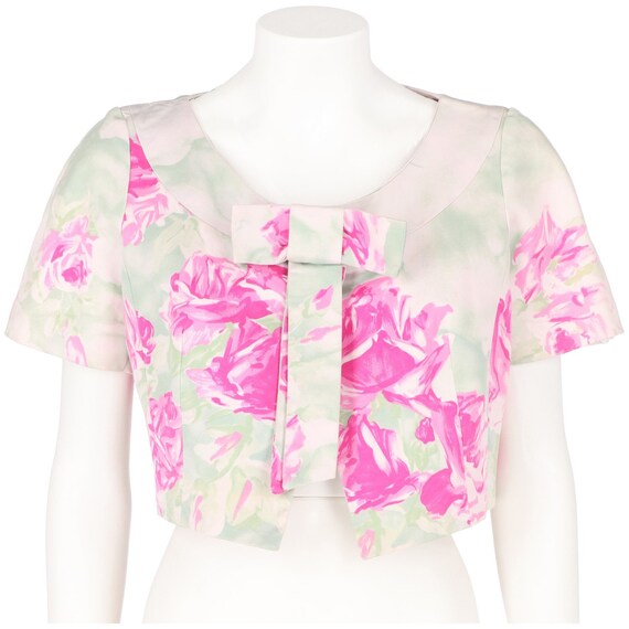 Floral pink 50s jacket