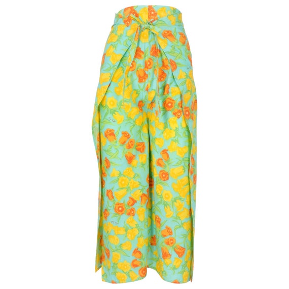 Ken Scott 70s floral print trousers