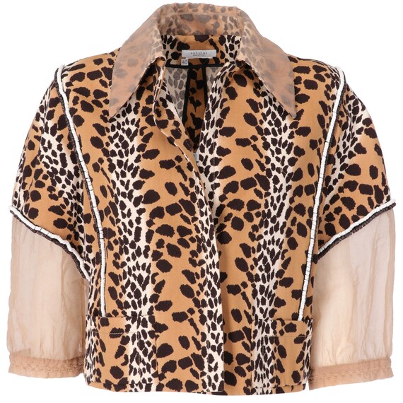 Pollini 90s leopard jacket