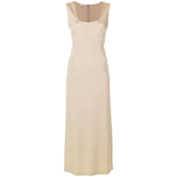 Dolce & Gabbana 2000s beige long dress