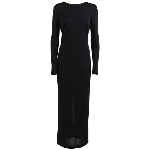 Long black dress