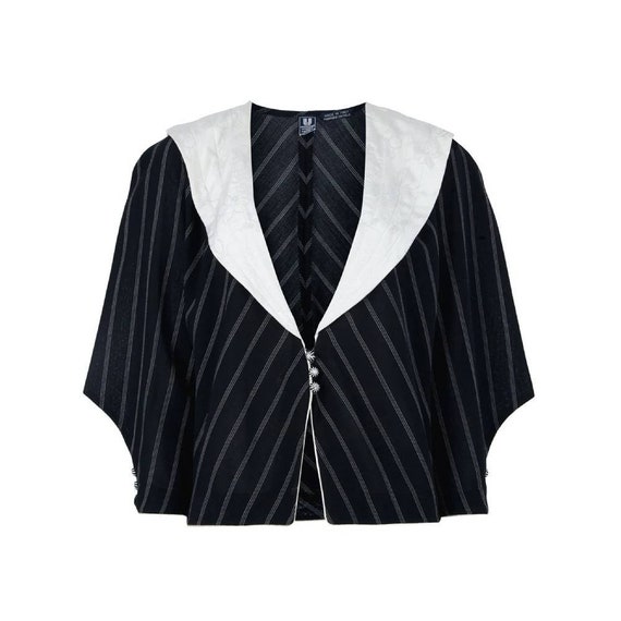Emanuel Ungaro 80s pinstripe blazer