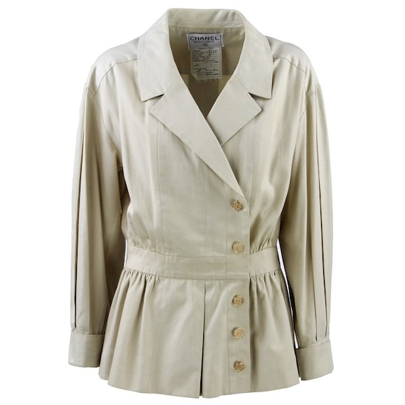 90s beige Chanel jacket