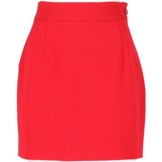 Vivienne Westwood 90s red mini skirt