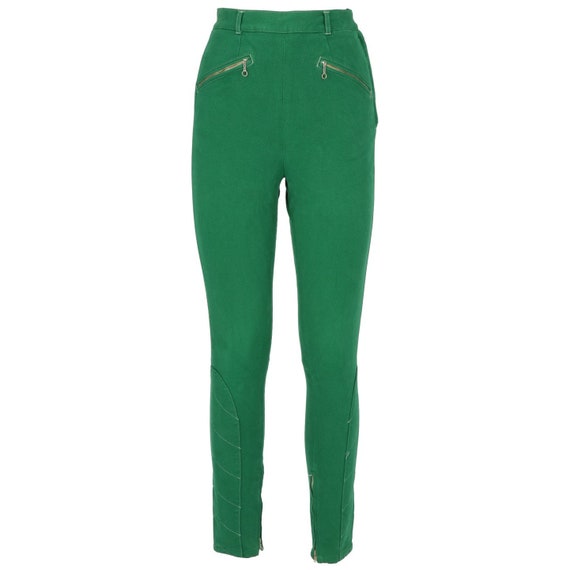 Ralph Lauren 90s green denim trousers