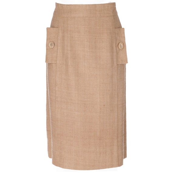 Valentino 80s beige skirt