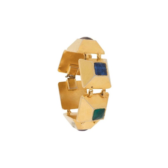 75s-85s Chanel gripoix gems bracelet
