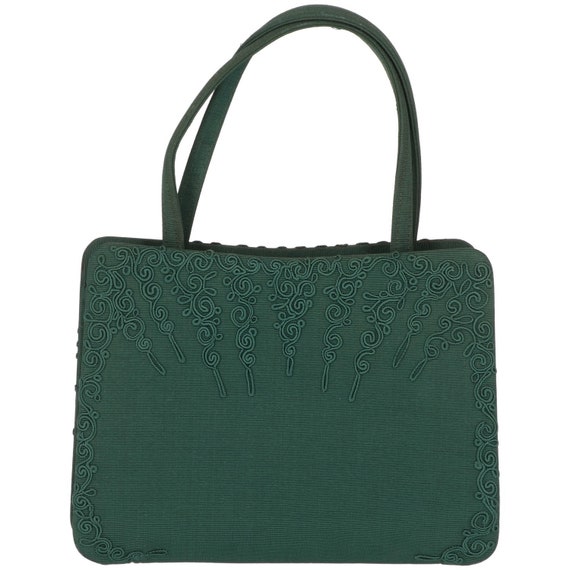 50s green small handbag