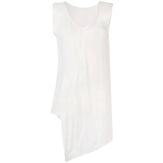 Yohji Yamamoto 90s white transparent top