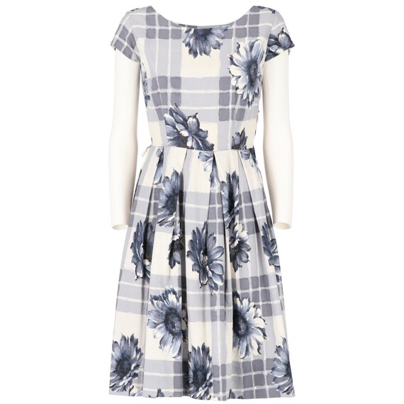 50s floral dress