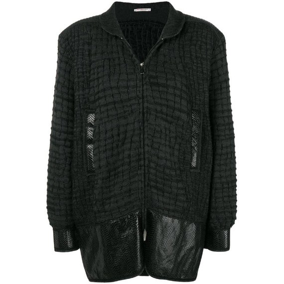 80s Yves Saint Laurent wool and snakeskin jacket