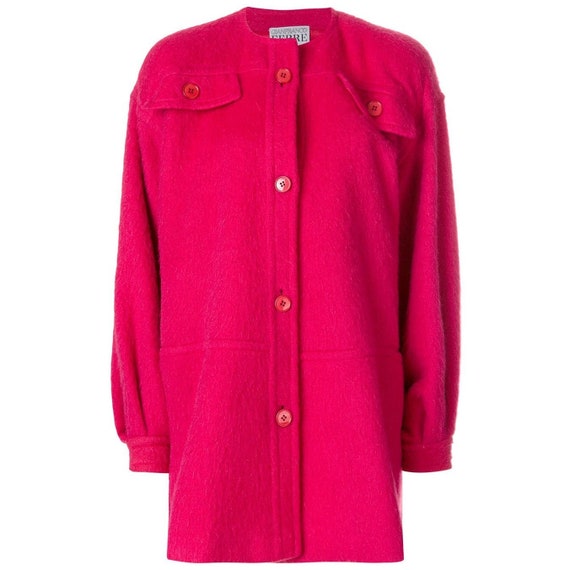 Gianfranco Ferré 80s magenta coat