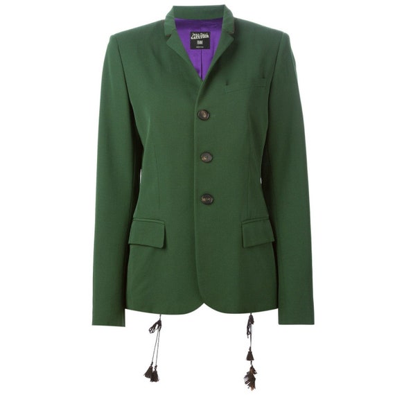 Jean Paul Gaultier green 90s blazer