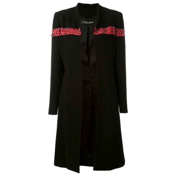 Scherrer 80s coat with sequins and beads