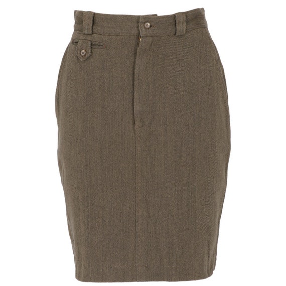 Ralph Lauren 90s khaki skirt