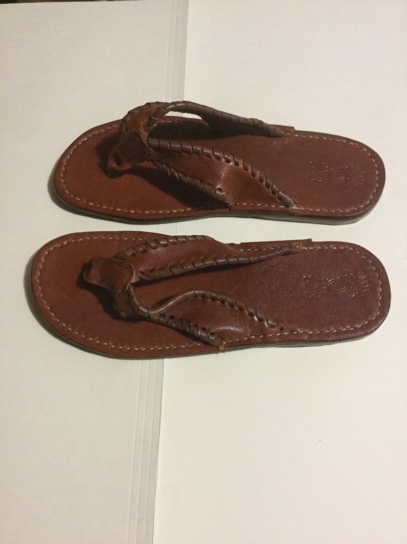 handmade leather slippers